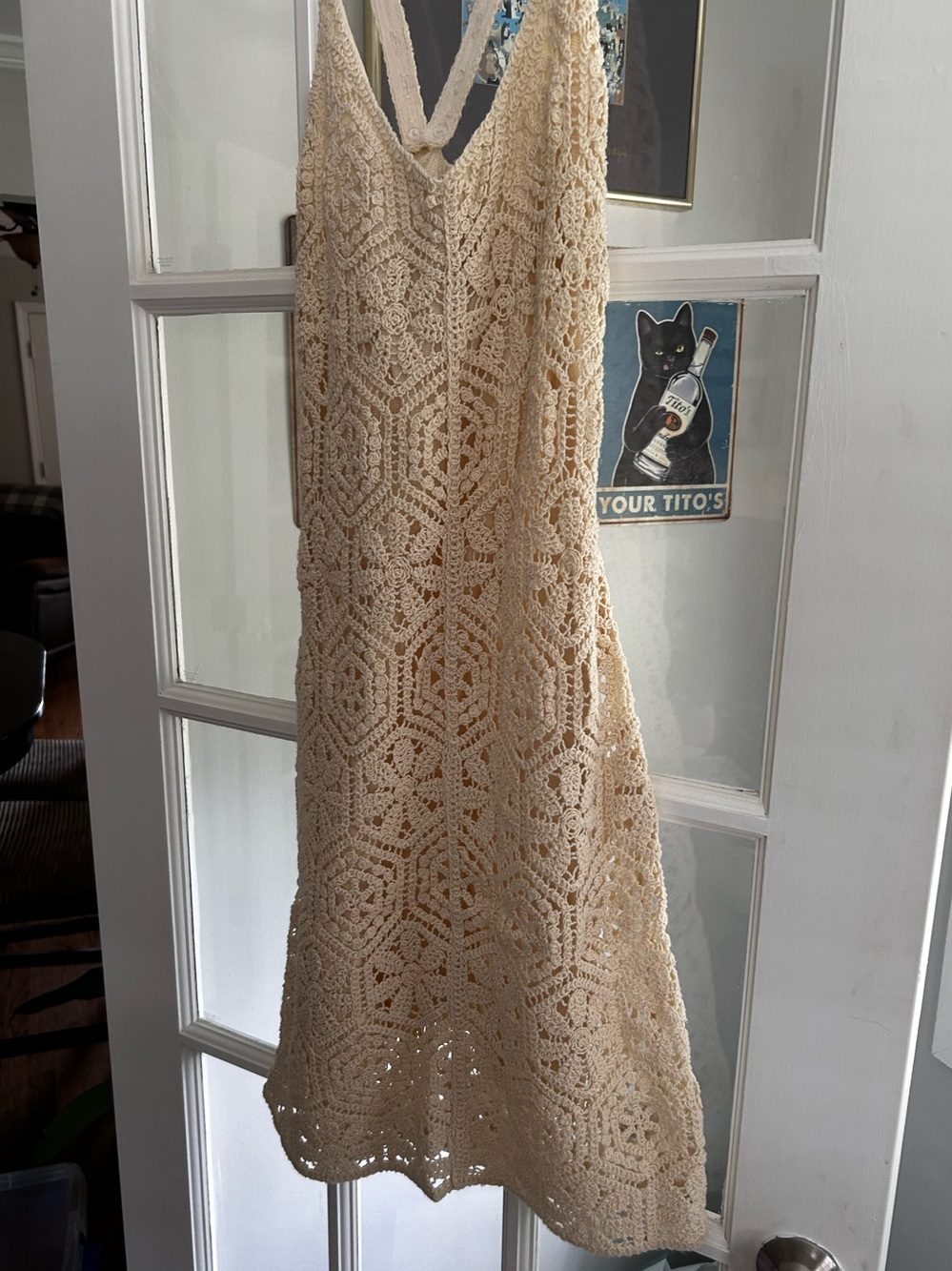 NWT Z Supply Cream Crochet Midi Skirt - Large